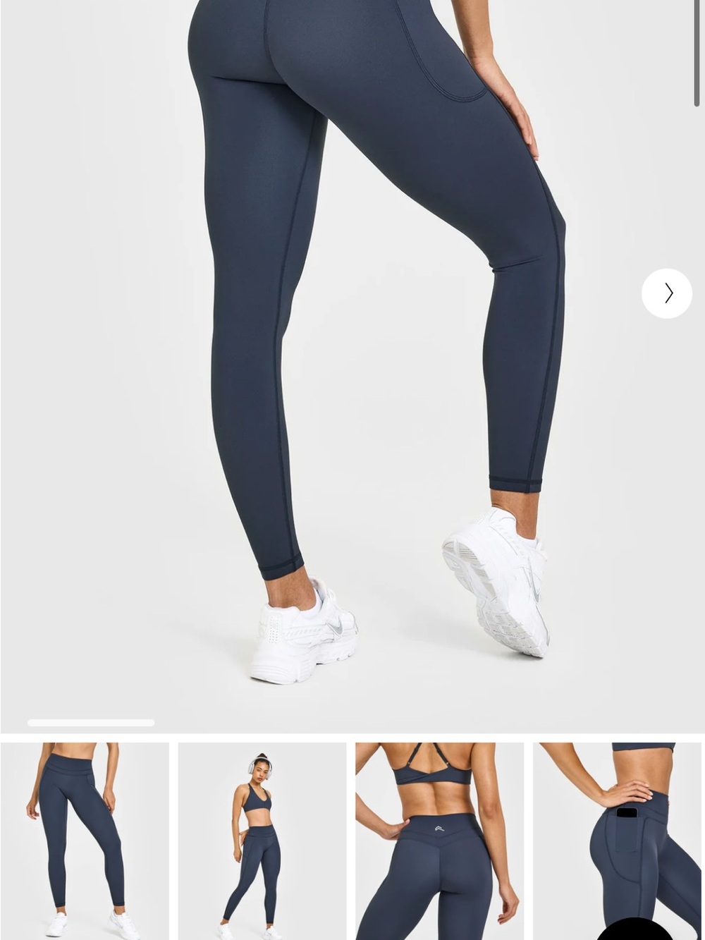 Oner Active Slate Blue High-Waist Leggings for Women